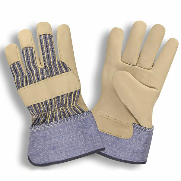 Cordova Palm, Cowhide, Standard, Grain Gloves, M, 12PK 8305M